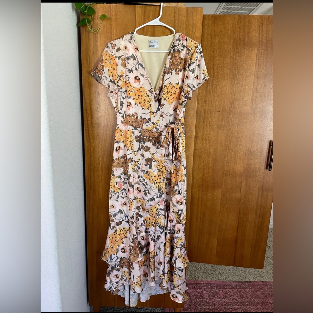Floral Wrap Dress